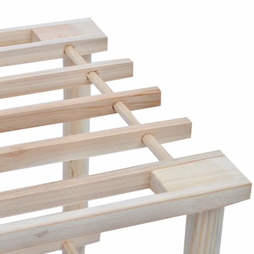 

Wooden Shoe Rack 4-Tier Shoe Shelf Storage 2 pcs