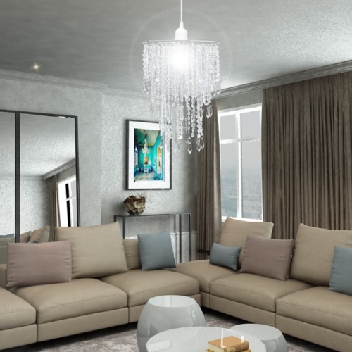 

Crystal Pendant Chandelier 22,5 x 30,5 cm