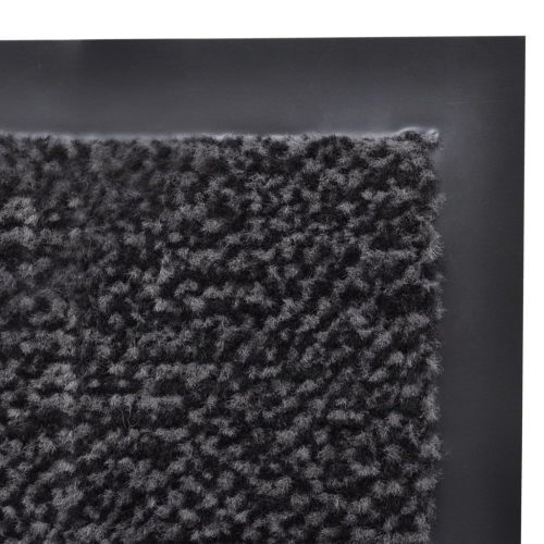 

Dust Control Mat Rectangular 90 x 60 cm Anthracite