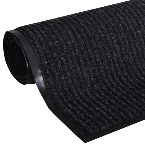 PVC preto Capacho 90 x 60 cm