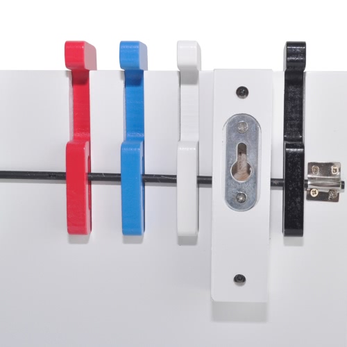

Piano Keyboard Design Wall-mounted Coat Rack with 16 Colourful Hooks