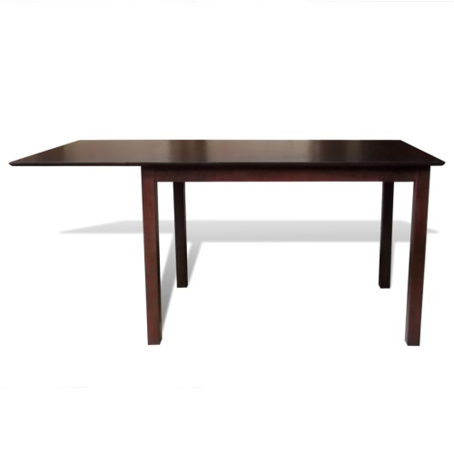 

Solid Wood Brown Extending Dining Table 150 cm