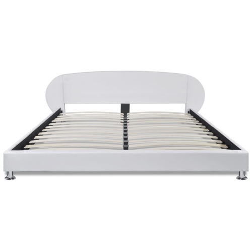 

Bed Frame 5FT King Size/150x200 cm Artificial Leather White