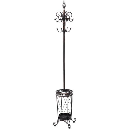 

Shabby Coat Stand Iron Antique Black