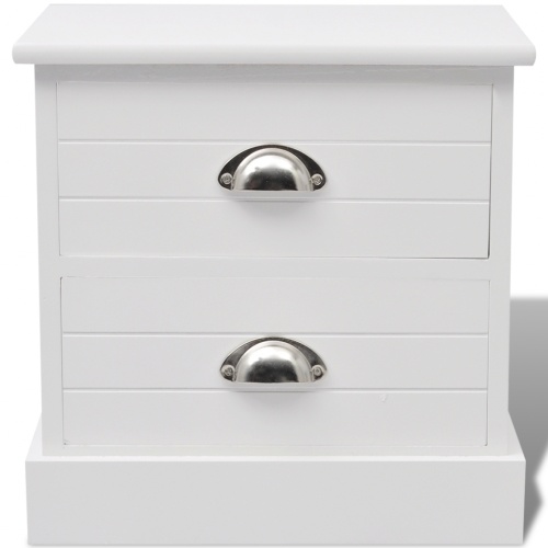 

French Bedside Cabinet White