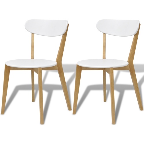 

Dining Chairs 2 pcs MDF and Birch Wood