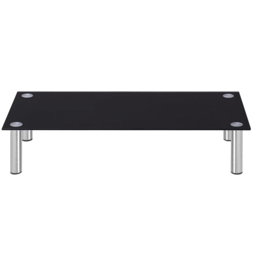 

монитор Riser / Тумба 80x35x17 см черное стекло
