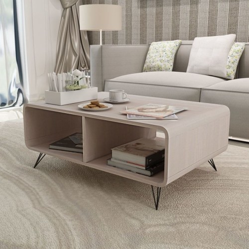 

Coffee Table 90x55.5x38.5 cm Wood Grey