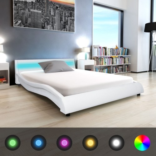 

Кровать с LED 5FT King Size / 150x200 см Искусственная кожа