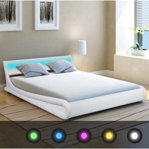 

Кровать с LED 5FT King Size / 150x200 см Искусственная кожа