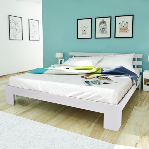 

Двуспальная кровать 5FT King Size / 200x150 см Сосновый белый