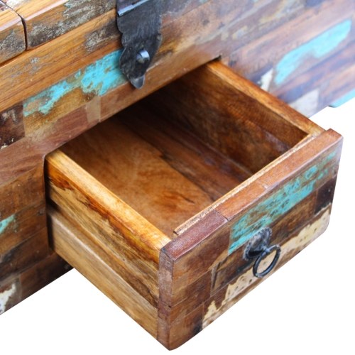 

Кофейный столик Комод Твердый восстановленный лес 80x40x35 см