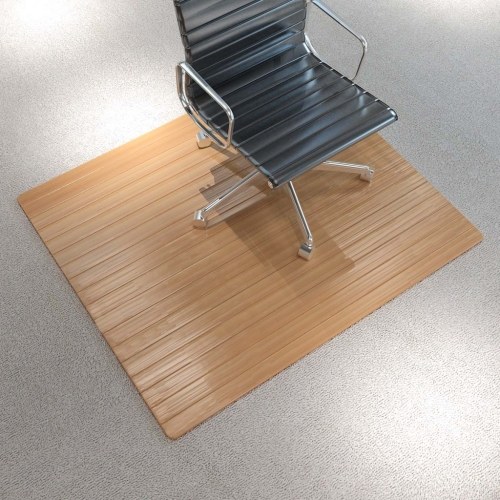 

Chair Mat/Floor Protection Mat Bamboo Natural 110x130 cm
