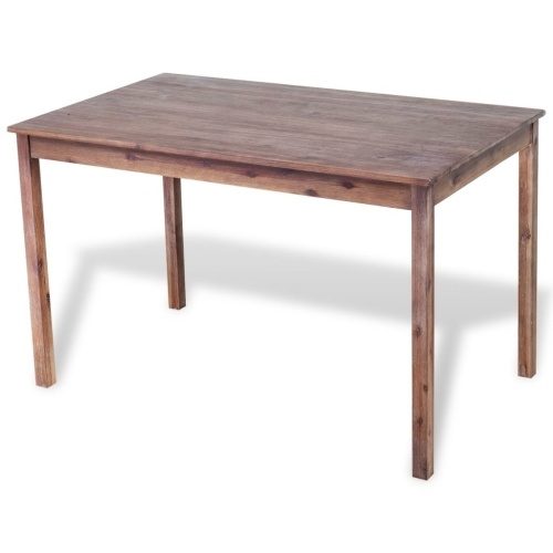 

Dining Table Solid Acacia Wood 120x70x75 cm