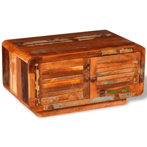 

Coffee Table Solid Reclaimed Wood 80x50x40 cm