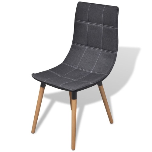 

Dining Chairs 2 pcs Dark Grey