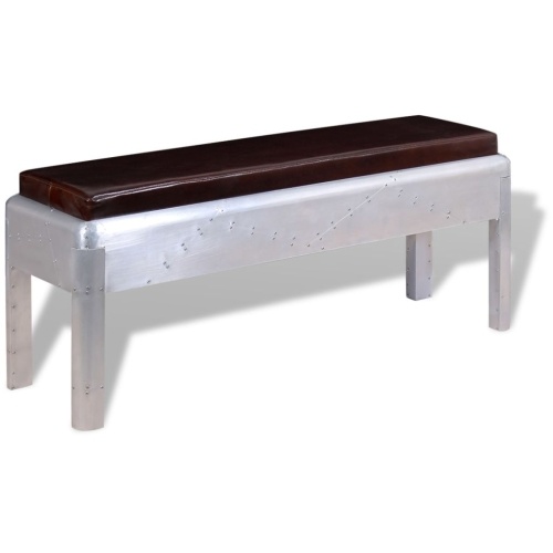 

Aviator Bench Genuine Leather 110x32x45 cm
