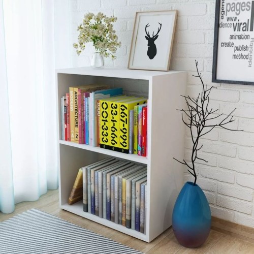 

Bookshelf Chipboard 60x31x78 cm White