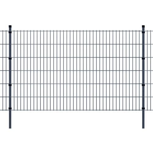 

2D Garden Fence Panels & Posts 2008x1230 mm 22 m Grey