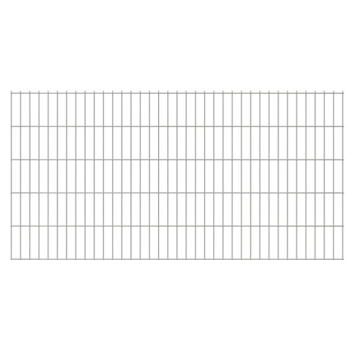 

2D Garden Fence Panels 2008x1030 mm 16 m Silver