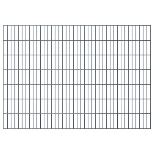 

2D Garden Fence Panels 2008x1430 mm 30 m Grey