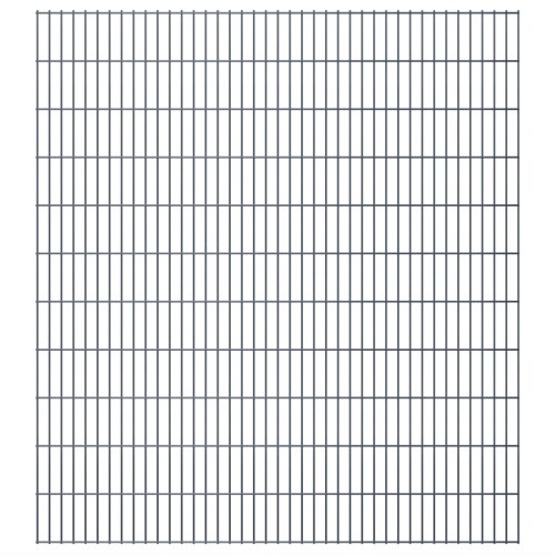 

2D Garden Fence Panels 2008x2230 mm 16 m Grey