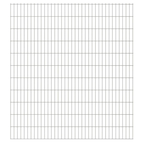 

2D Garden Fence Panels 2008x2230 mm 16 m Silver