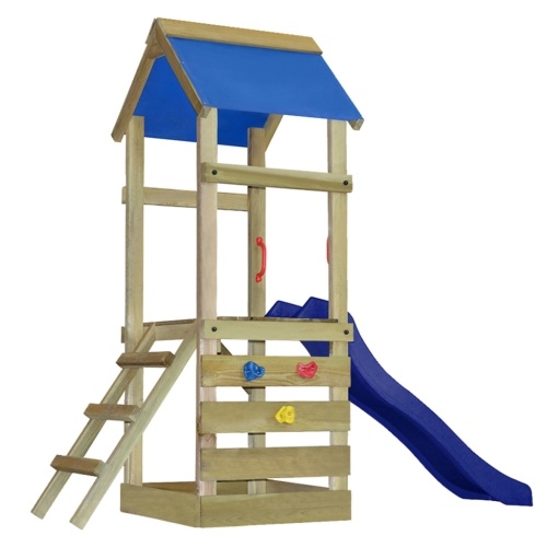 

vidaXL Playhouse Набор с лестницей и Slide 260x90x245 см Дерево
