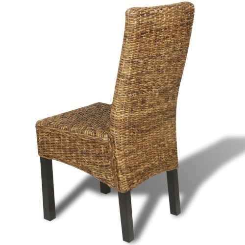 

Dining Chairs 4 pcs Abaca Brown