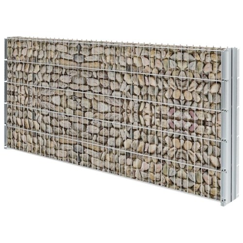 

2D Gabion Fence Set 2008x1030 mm 2 m Galvanised