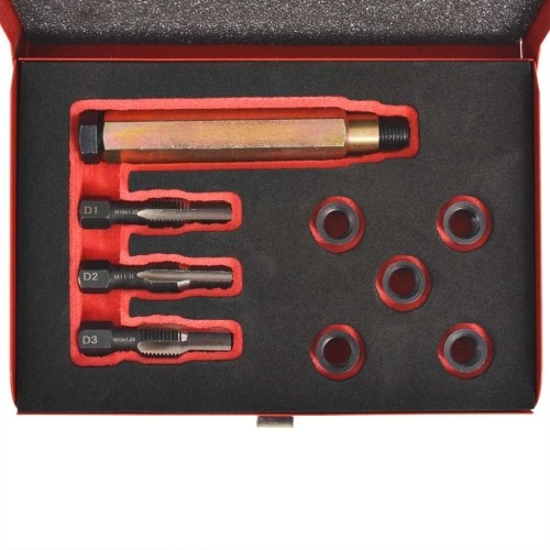 

Repair kit thread glow plug 9 pcs M10x1,25mm