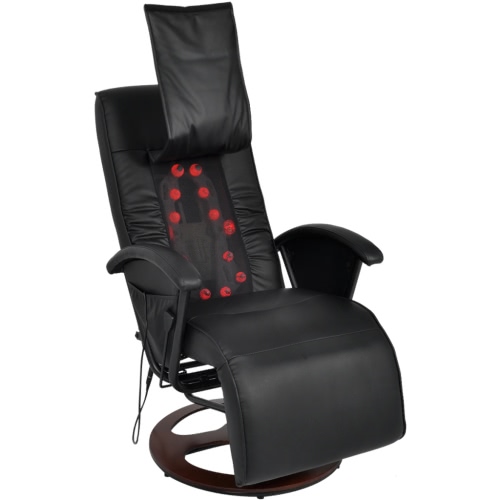 

Шиацу Массажное кресло Половина PU Black