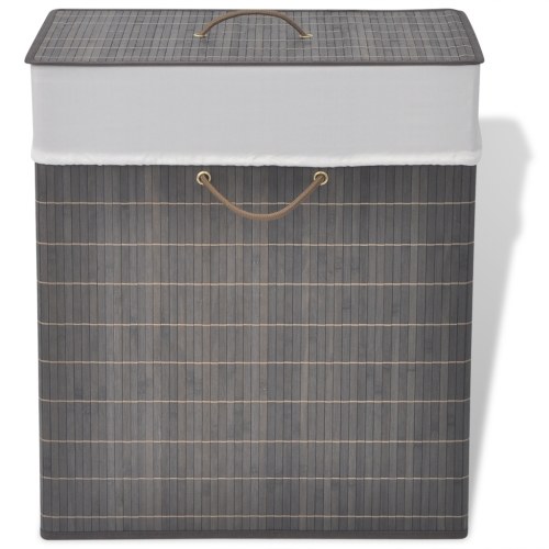 

laundry basket bamboo Rectangular Brown