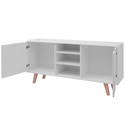 

High gloss whiteboard 150 x 40 x 73 cm PFDM white