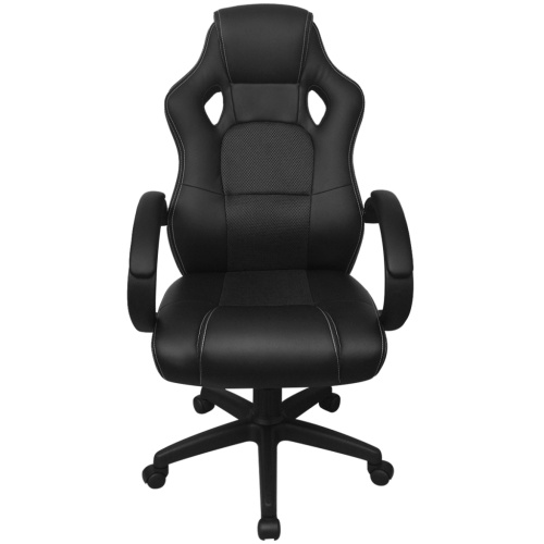 

Black artificial leather office chair