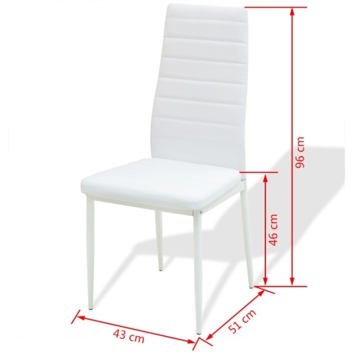 

Dining table and chairs set 5 pcs in imitation leather