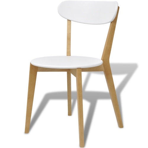 

2 pcs MDF chairs and birch wood