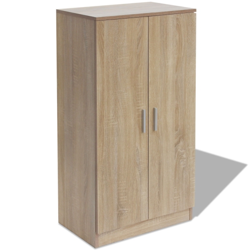 

Shoe cabinet 7 shelves oak