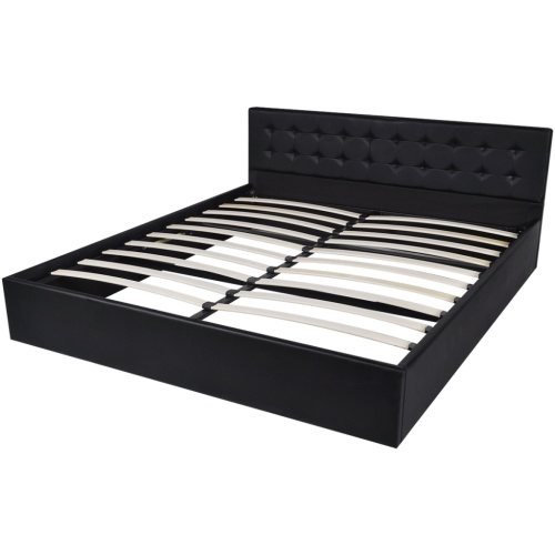 

Bed frame 160 x 200 cm with synthetic leather gas lift