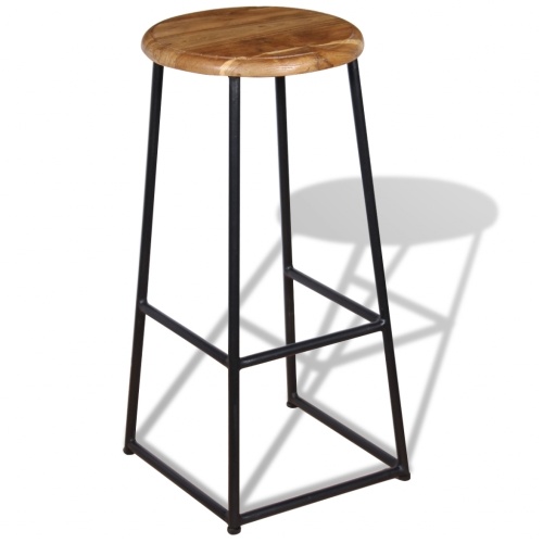 

Solid Teak 2 Piece Bar Stools