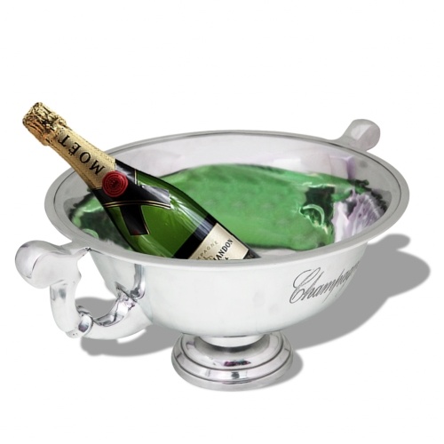 

Silver Aluminum Champagne Cooler