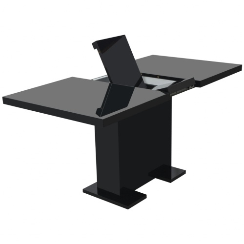 

Extending Dining Table Black Glossy