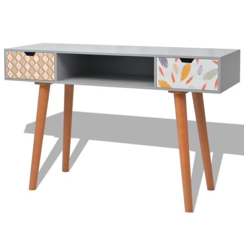 

MDF console table 120 x 40 x 78 cm Gray