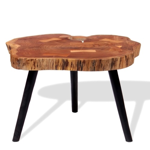 

Coffee table Solid acacia wood (55-60) x 40 cm