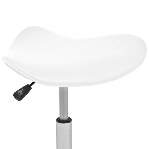 

Swivel bar stool Synthetic leather White