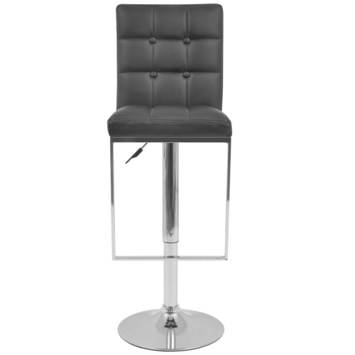 

Swivel bar stool 2 pcs Artificial leather Black