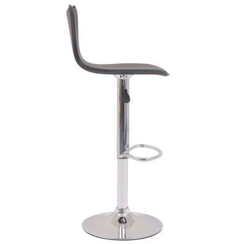 

Swivel bar stool 2 pcs Artificial leather Black
