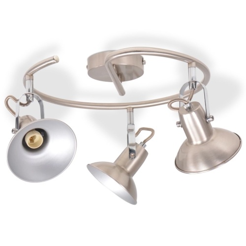 

Ceiling light for 3 bulbs E14 Silver