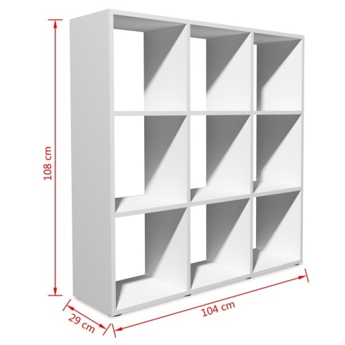 

Bookcase 104 x 29 x 108 cm White