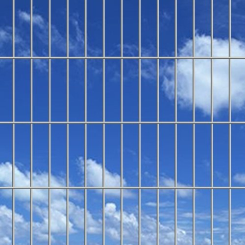 

2 D Fence Panels for garden 2008 x 1830 mm 40 m Silver